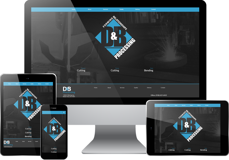 Broken Arrow Web Design - D&B Processing
