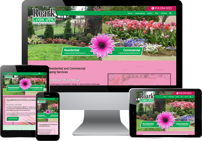 Tulsa Web Design - Roark Landscaping
