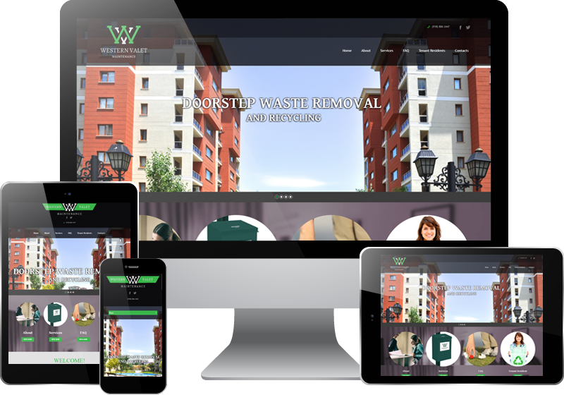 Lubbock Web Design - Western Valet